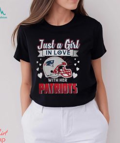Just A Girl In Love With Her New England Patriots Helmet Shirt
