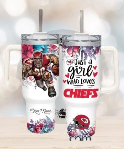 Just A Girl Who Loves Chiefs Customized 40 Oz Tumbler