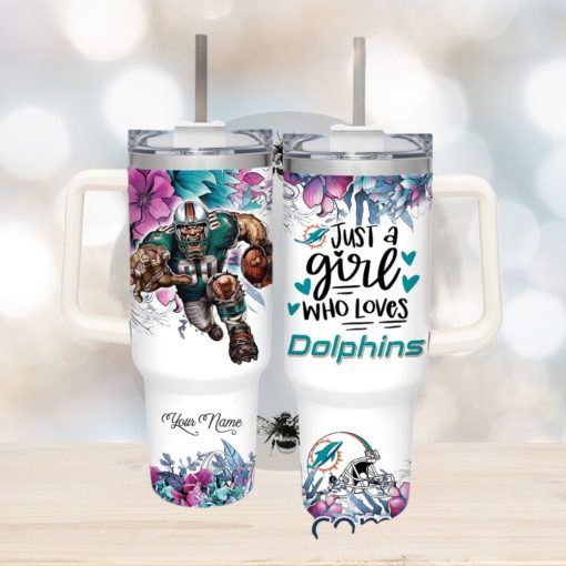 Just A Girl Who Loves Dolphins Customized 40 Oz Tumbler