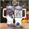 Just A Girl Loves Jack Skellington Tumbler, Jack And Sally Tumbler