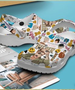 Justin Beiber Crocs All Over Printed Justin Bieber Singer Music Crocs