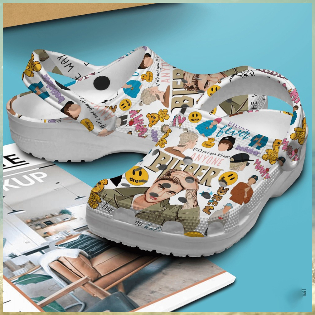 Justin Beiber Crocs All Over Printed Justin Bieber Singer Music Crocs Justin Beiber Crocs All Over Printed Justin Bieber Singer Music Crocs