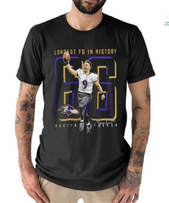Justin Tucker Baltimore Ravens Longest Field Goal In History Shirt