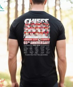 KC Chiefs 65th Anniversary 1959 2024 Shirt