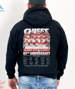 KC Chiefs 65th Anniversary 1959 2024 Shirt