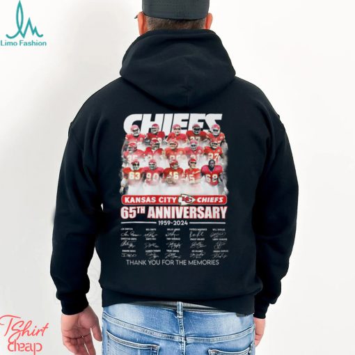 KC Chiefs 65th Anniversary 1959 2024 Shirt