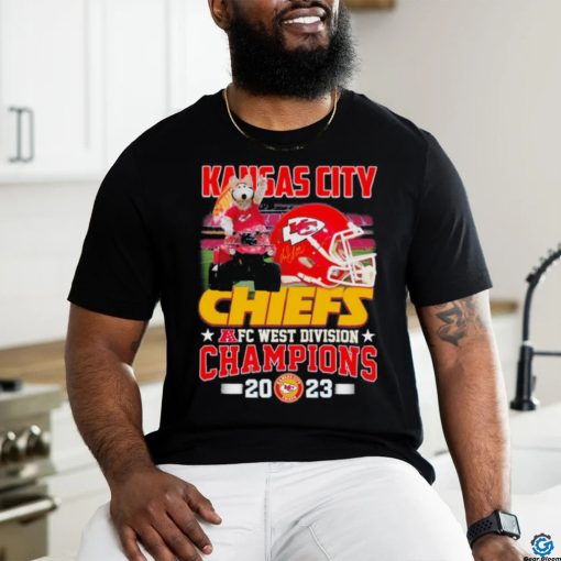 KC Wolf Mascot Kansas City Chiefs AFC West Division Champions 2023 Shirt