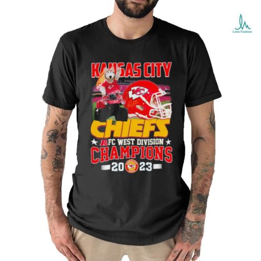 KC Wolf Mascot Kansas City Chiefs AFC West Division Champions 2023 Shirt