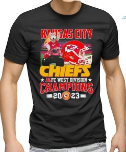 KC Wolf Mascot Kansas City Chiefs AFC West Division Champions 2023 Shirt