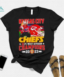 KC Wolf mascot Kansas City Chiefs AFC West Division Champions 2023 shirt