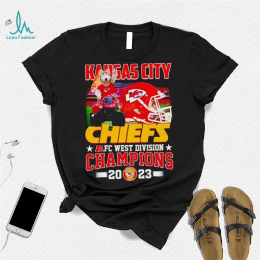 KC Wolf mascot Kansas City Chiefs AFC West Division Champions 2023 shirt