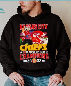 KC Wolf mascot Kansas City Chiefs AFC West Division Champions 2023 shirt