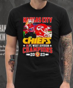 KC Wolf mascot Kansas City Chiefs AFC West Division Champions 2023 shirt