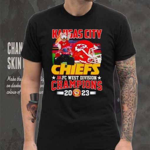 KC Wolf mascot Kansas City Chiefs AFC West Division Champions 2023 shirt