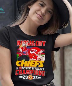 KC Wolf mascot Kansas City Chiefs AFC West Division Champions 2023 shirt