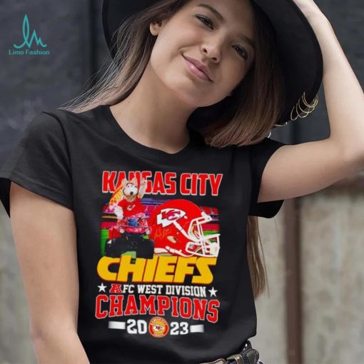 KC Wolf mascot Kansas City Chiefs AFC West Division Champions 2023 shirt