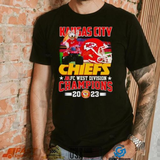 KC Wolf mascot Kansas City Chiefs AFC West Division Champions 2023 shirt