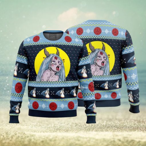 Kaguya Ōtsutsuki Ahegao Naruto Ugly Christmas Sweater