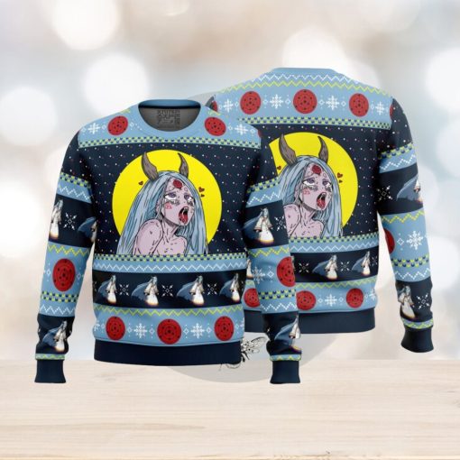 Kaguya Ōtsutsuki Ahegao Naruto Ugly Christmas Sweater