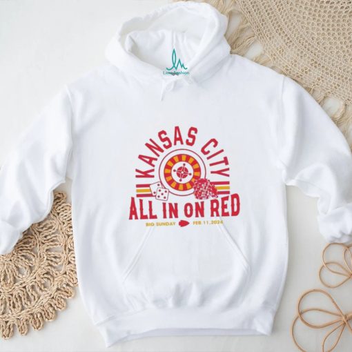 Kansas City All In On Red Big Sunday Shirt