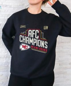 Kansas City Chiefs 100 NFL Super Bowl LVIII AFC Champions Miami Bound shirt