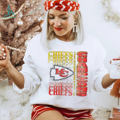 Kansas City Chiefs 1995 AFC western division champions shirt