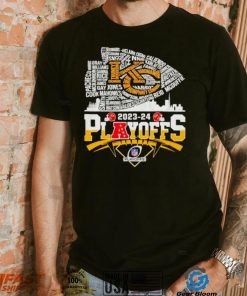 Kansas City Chiefs 2023 24 Playoffs skyline shirt