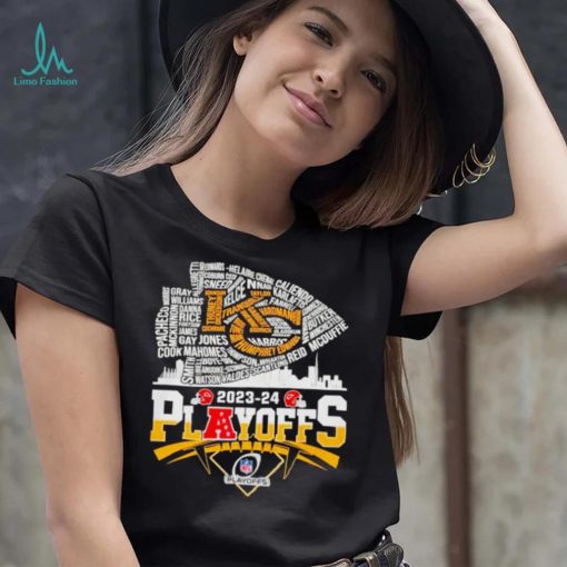Kansas City Chiefs 2023 24 Playoffs skyline shirt