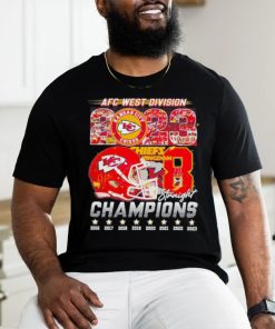 Kansas City Chiefs 2023 AFC West Division Champions Chiefs Kingdom 8 Straight Shirt