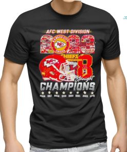 Kansas City Chiefs 2023 AFC West Division Champions Chiefs Kingdom 8 Straight Shirt