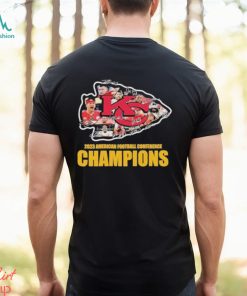 Kansas City Chiefs 2023 American Football Conference Champions Super Bowl LVIII Signatures Shirt