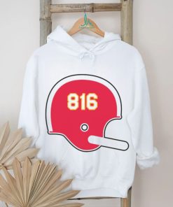 Kansas City Chiefs 816 Helmet Shirt