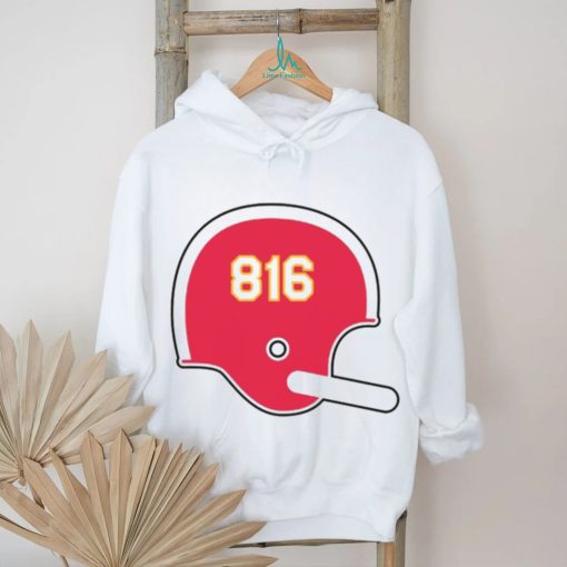 Kansas City Chiefs 816 Helmet Shirt