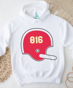 Kansas City Chiefs 816 Helmet Shirt