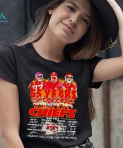 Kansas City Chiefs Andy Reid 65 years 1959 – 2024 thank you for the memories t shirt