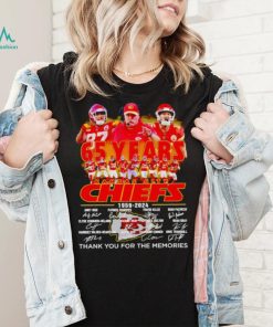 Kansas City Chiefs Andy Reid 65 years 1959 – 2024 thank you for the memories t shirt