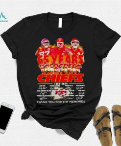 Kansas City Chiefs Andy Reid 65 years 1959 – 2024 thank you for the memories t shirt
