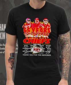 Kansas City Chiefs Andy Reid 65 years 1959 – 2024 thank you for the memories t shirt