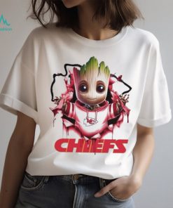 Kansas City Chiefs Baby Groot Blood Inside Me Shirt