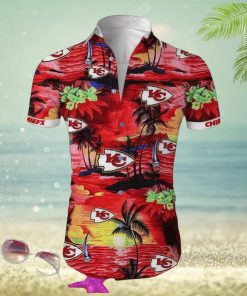 Kansas City Chiefs Cannabis Beach Shirt Hawaiian Shirt All Over Print NFL