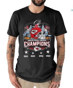 Kansas City Chiefs City Helmet American Football Conference Champions 2023 Shirt