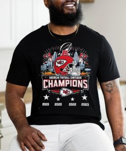 Kansas City Chiefs City Helmet American Football Conference Champions 2023 Shirt