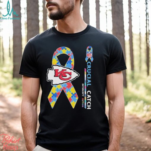 Kansas City Chiefs Crucial Catch Intercept Autism Shirt