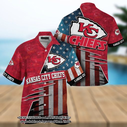 Kansas City Chiefs Customized For Sports Enthusiasts This Season Hot Version Hawaiian Shirt