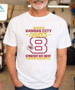 Kansas City Chiefs Eight Time Afc West Division Champions T Shirt