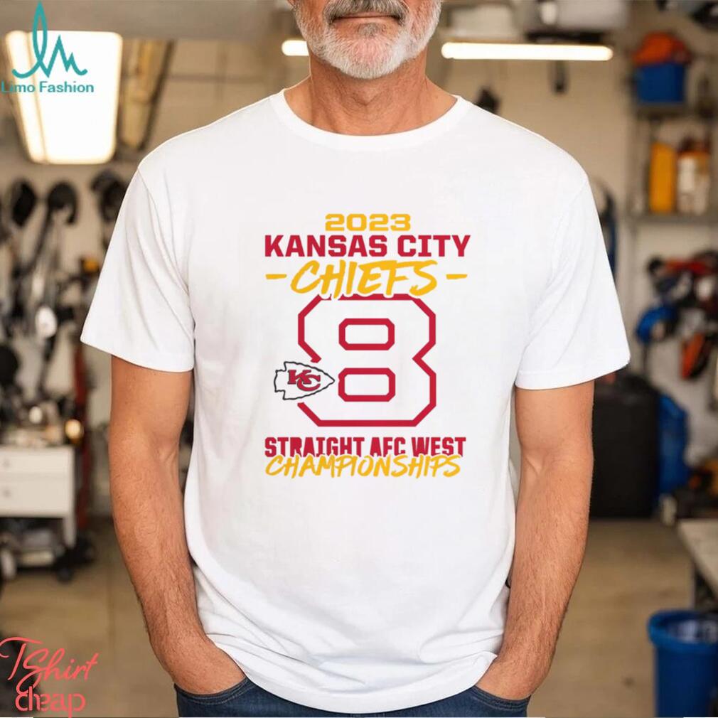 Kansas City Chiefs Eight Time Afc West Division Champions T Shirt Kansas City Chiefs Eight Time Afc West Division Champions T Shirt