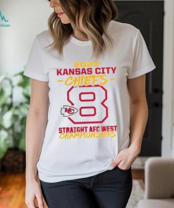 Kansas City Chiefs Eight Time Afc West Division Champions T Shirt