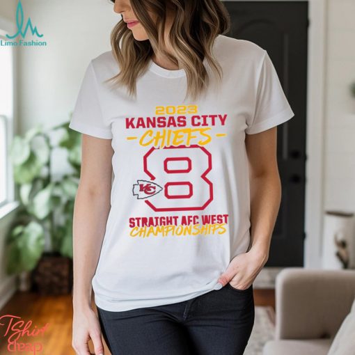 Kansas City Chiefs Eight Time Afc West Division Champions T Shirt