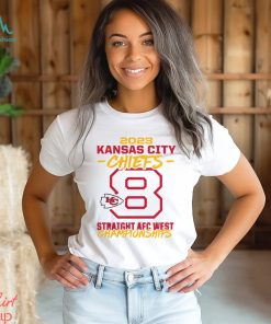 Kansas City Chiefs Eight Time Afc West Division Champions T Shirt