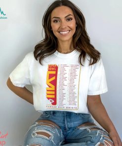 Kansas City Chiefs Fanatics Branded Super Bowl Lviii Members Roster T Shirt